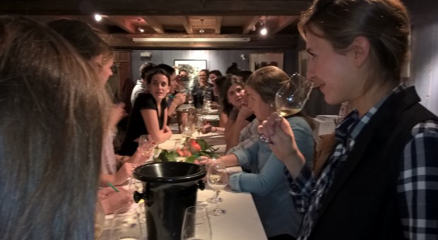 Dégustation vins de Bordeaux. ETUDIANTS